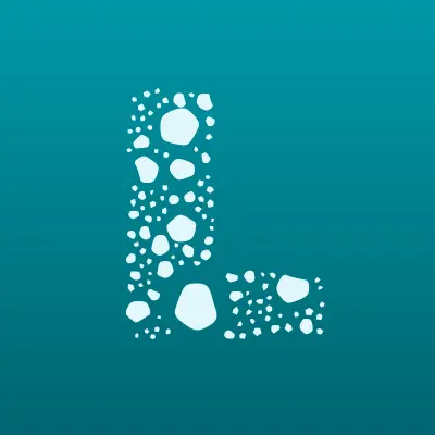 Лагуна, магазин косметики и бытовой химии, лого-визитка